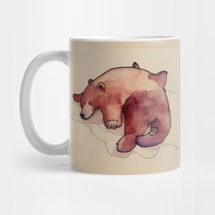 Bear sleeping, autum winter moods Mug